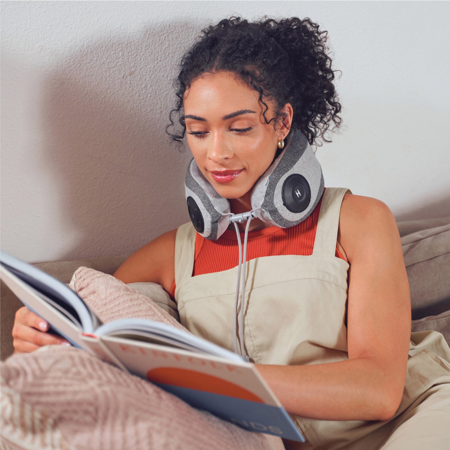 Portable Neck Massager with Music & Vibration