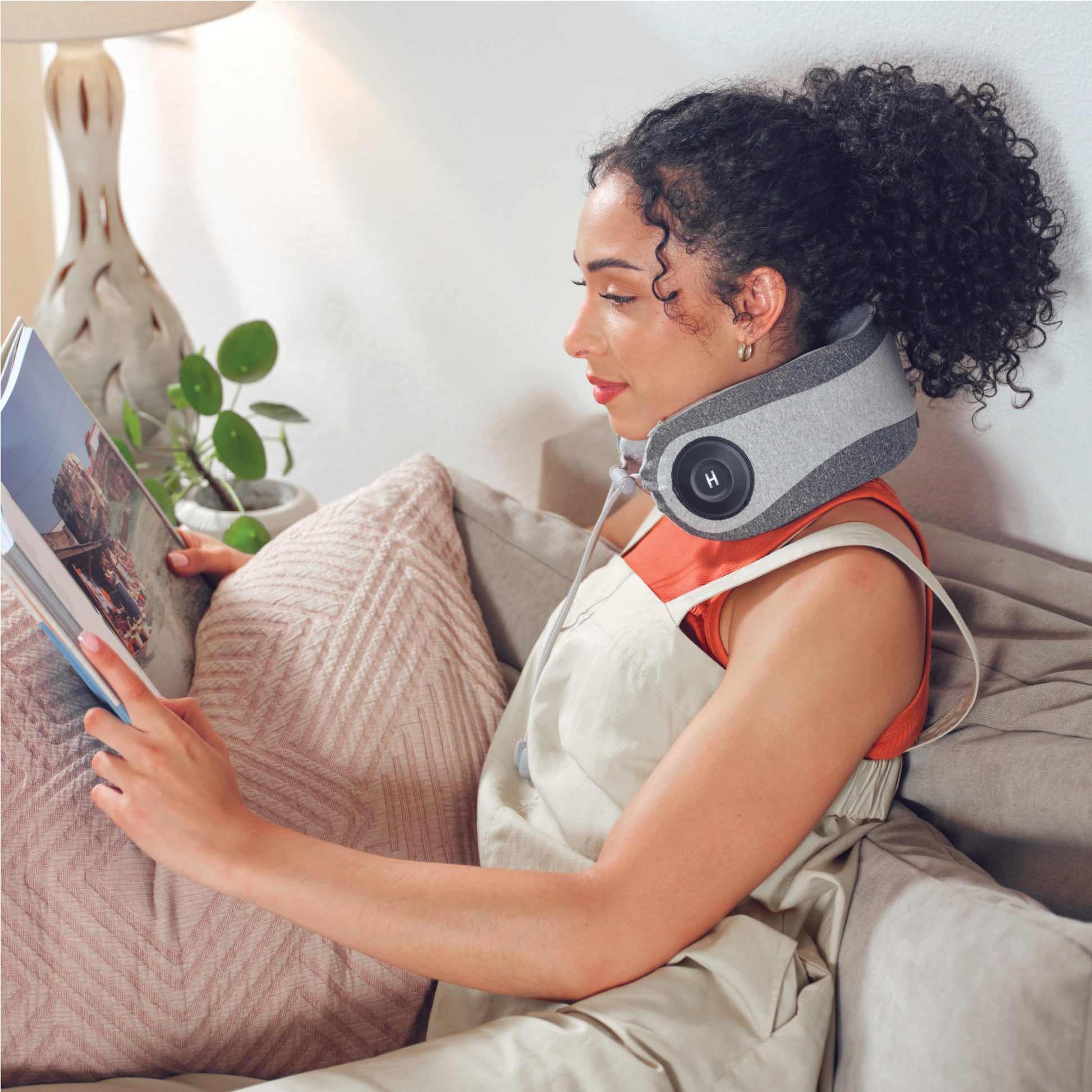 Portable Neck Massager with Music & Vibration
